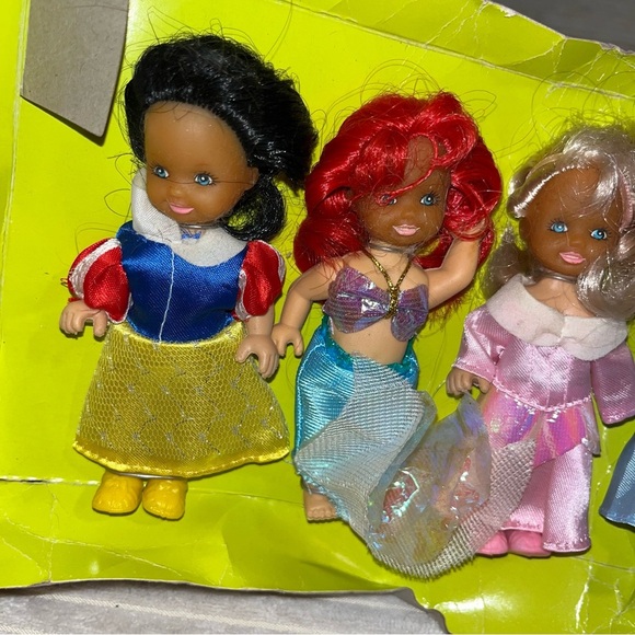 Lovely patsy Disney princess 5” dolls set Lot of 6 vintage retro - Picture 4 of 6